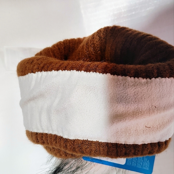 Columbia Brown Knit Hat with Pom - Picture 7 of 8